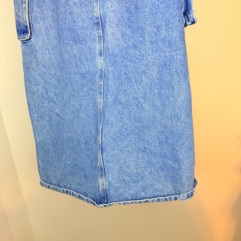 Steve Madden Benson Denim Cargo Maxi Skirt Size 2 NWT - Picture 9 of 10